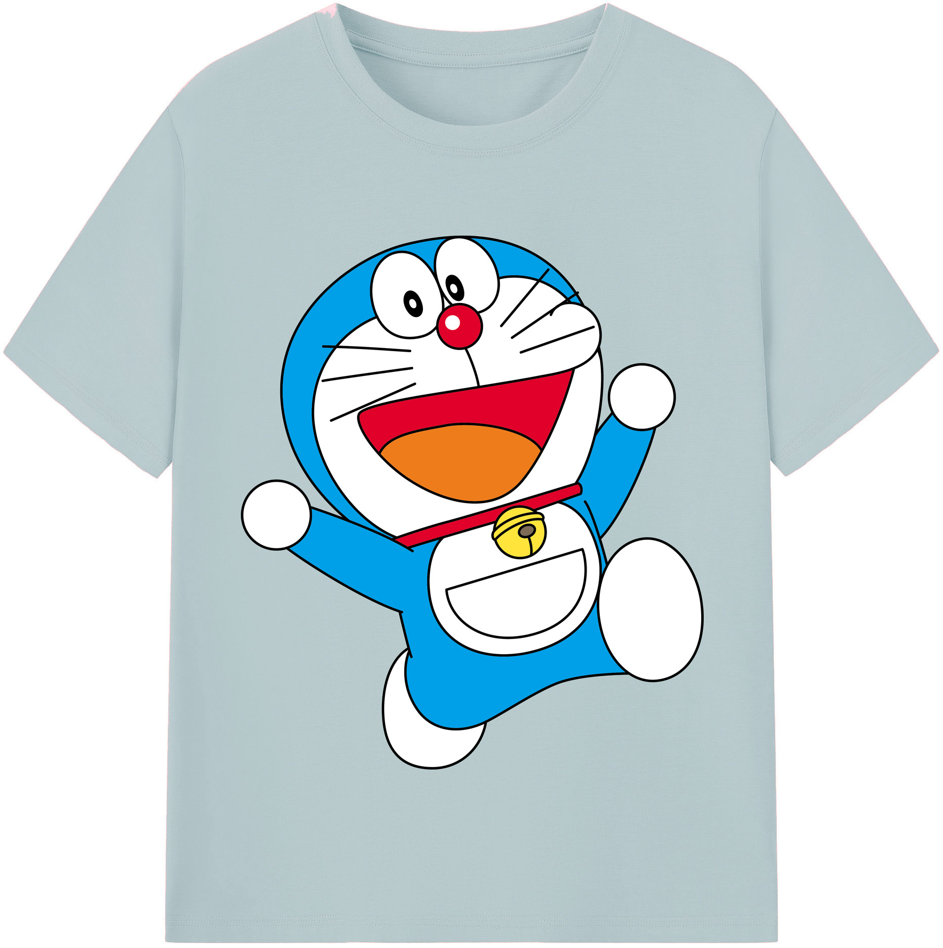 （画像用） ドラえもん Doraemon 綿100％半袖Tシャツ（フロントプリント）